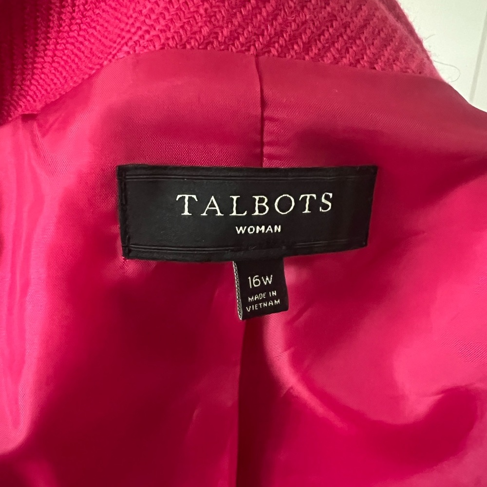 Talbots pink jacket - Picture 2 of 2